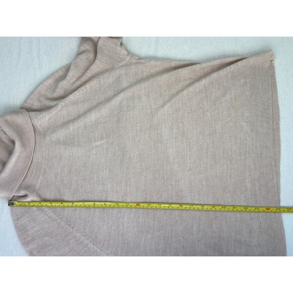 Karen Scott Women’s XXL Turtleneck Sweater Beige Lightweight Tan Soft Basic Work - Picture 6 of 8